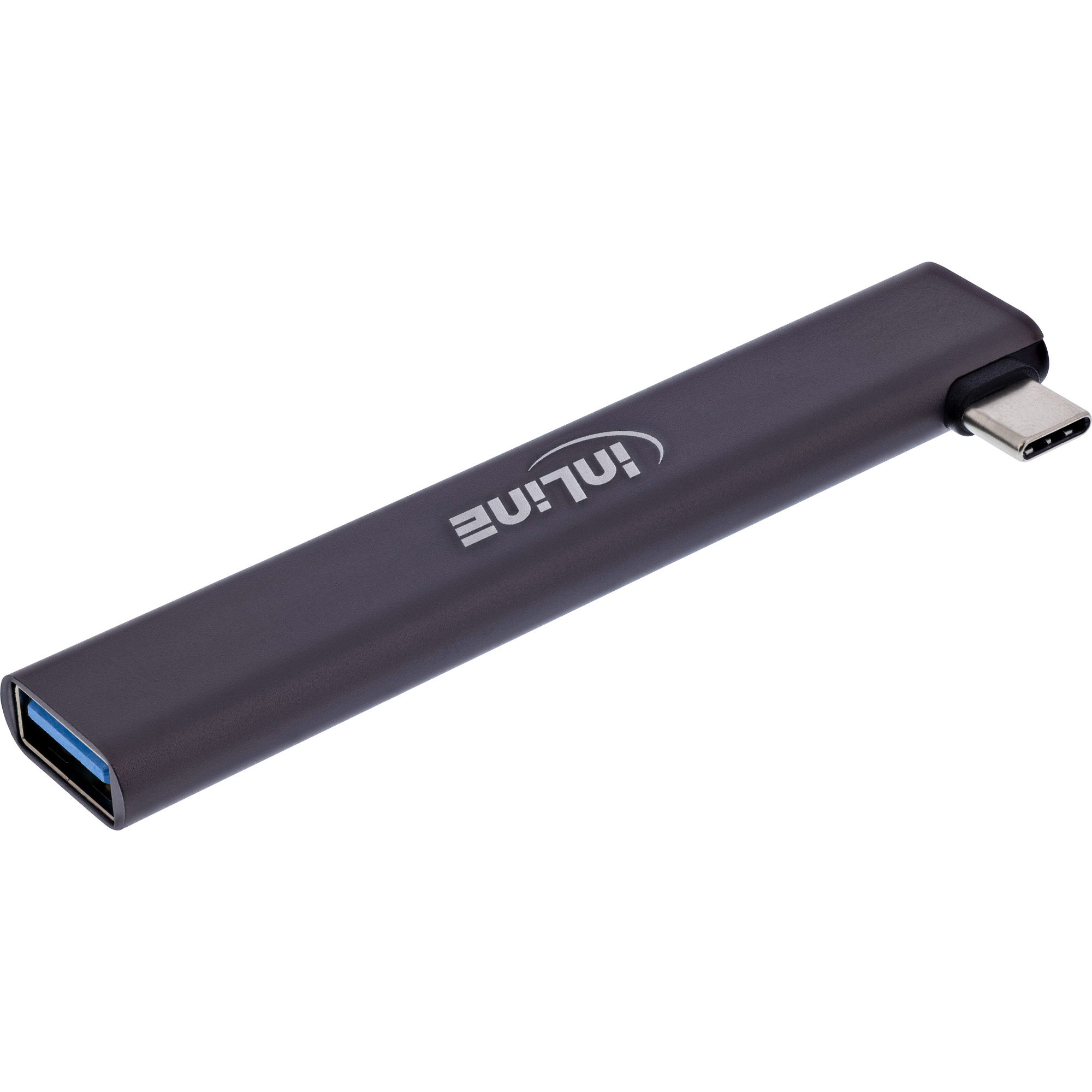 InLine Slim USB-C Hub - 4-Port - USB 3.0 + 3x USB 2.0 - schmale Bauform2