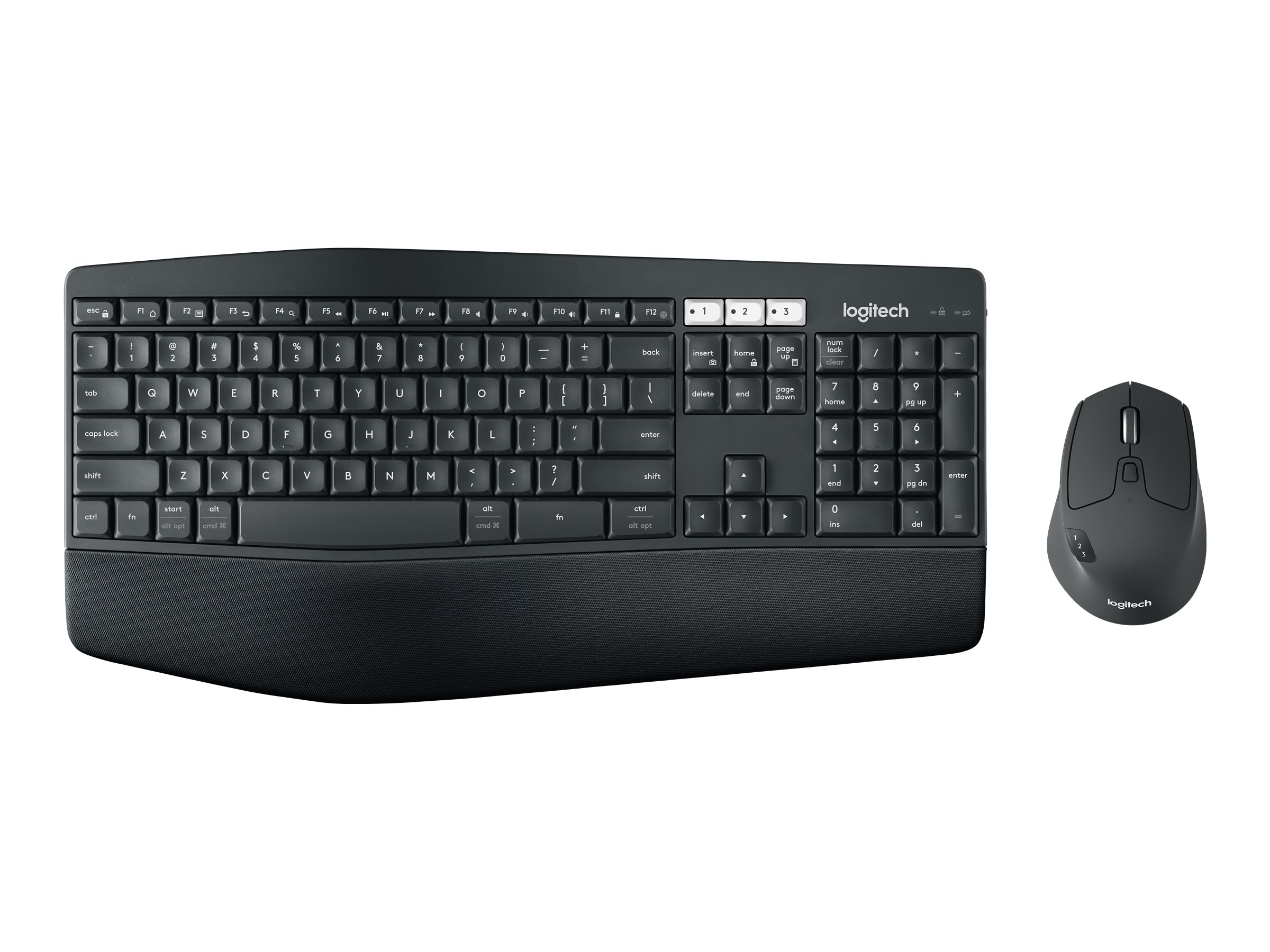 Logitech MK850 Performance - Tastatur-und-Maus-Setkabellos - Bluetooth - 2.4 GHz - QWERTZ - Deutsch