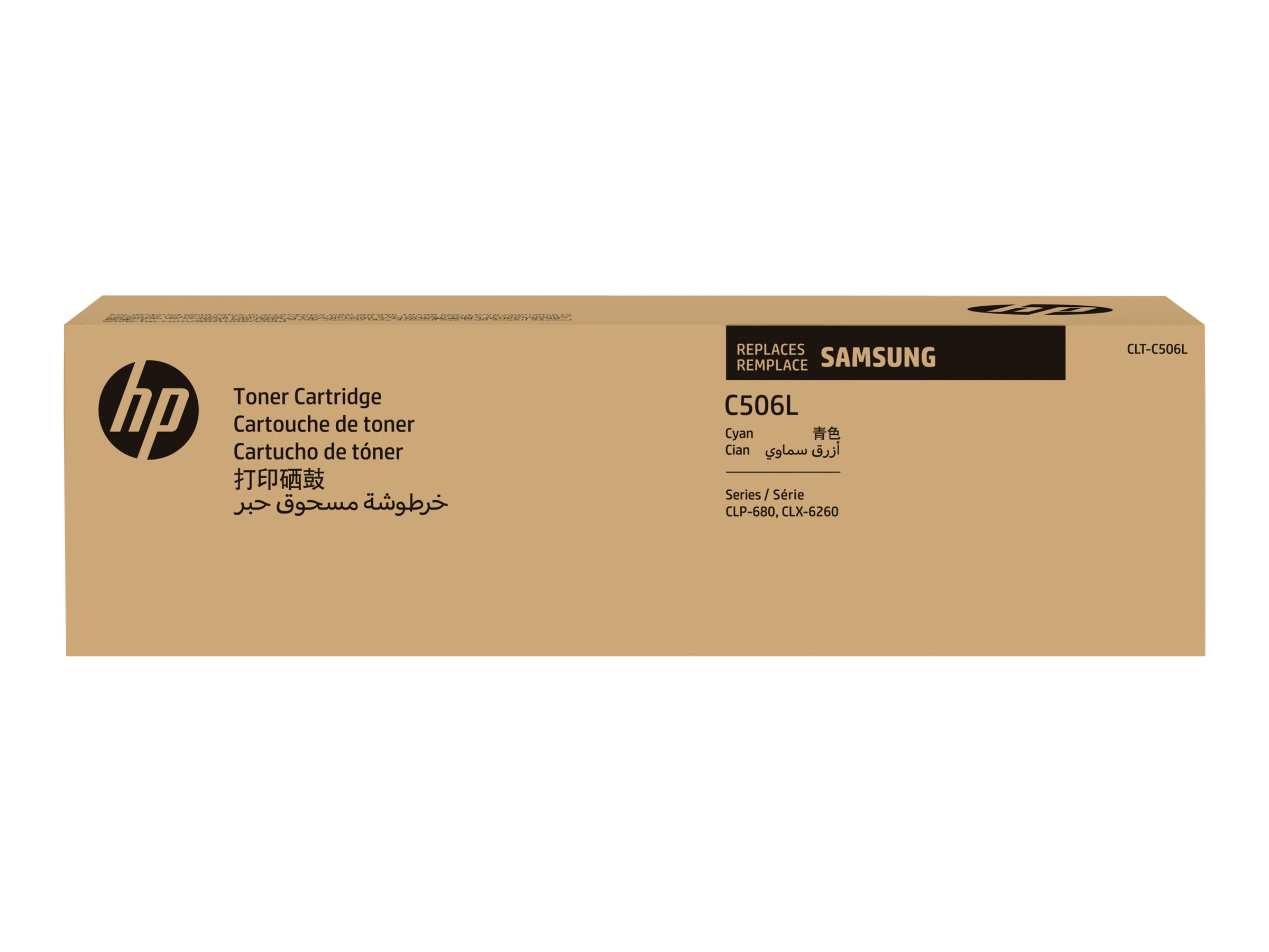 HP CLT-C506L - Hohe Ergiebigkeit - Cyan - original - Tonerpatrone (SU038A)für Samsung CLP-680DW - CLP-680ND - CLX-6260FD - CLX-6260FR - CLX-6260FW - CLX-6260ND