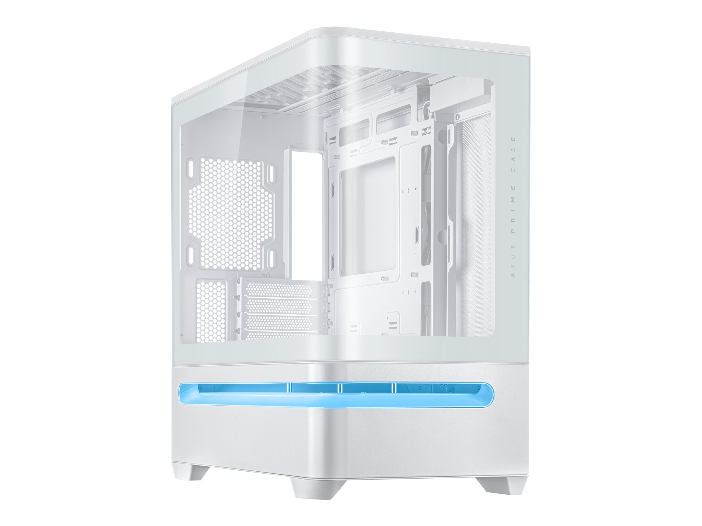 ASUS Prime AP202 - microATX-Turm - Seitenteil mit Fenster (gehärtetes Glas)keine Spannungsversorgung - USB/Audio