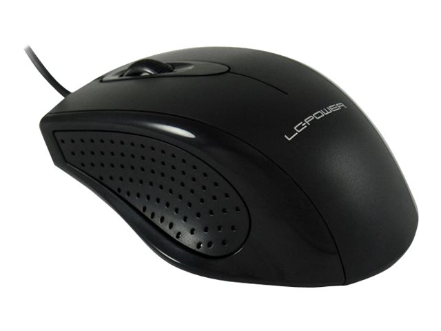 LC-Power m710B optical, rechts, Optisch, USB Typ-A, SchwarzOptical Mäuse - Cable 1.45m - Schwarz