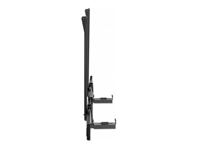 Manhattan Soundbar Mount Universal, Wall Mount or VESA Mount, Compatible with Soundbars up to 15kg, Depth-Adjustable, Mounts Above or Below TV, Black - Befestigungskit (Universalmontage)für Soundbar -