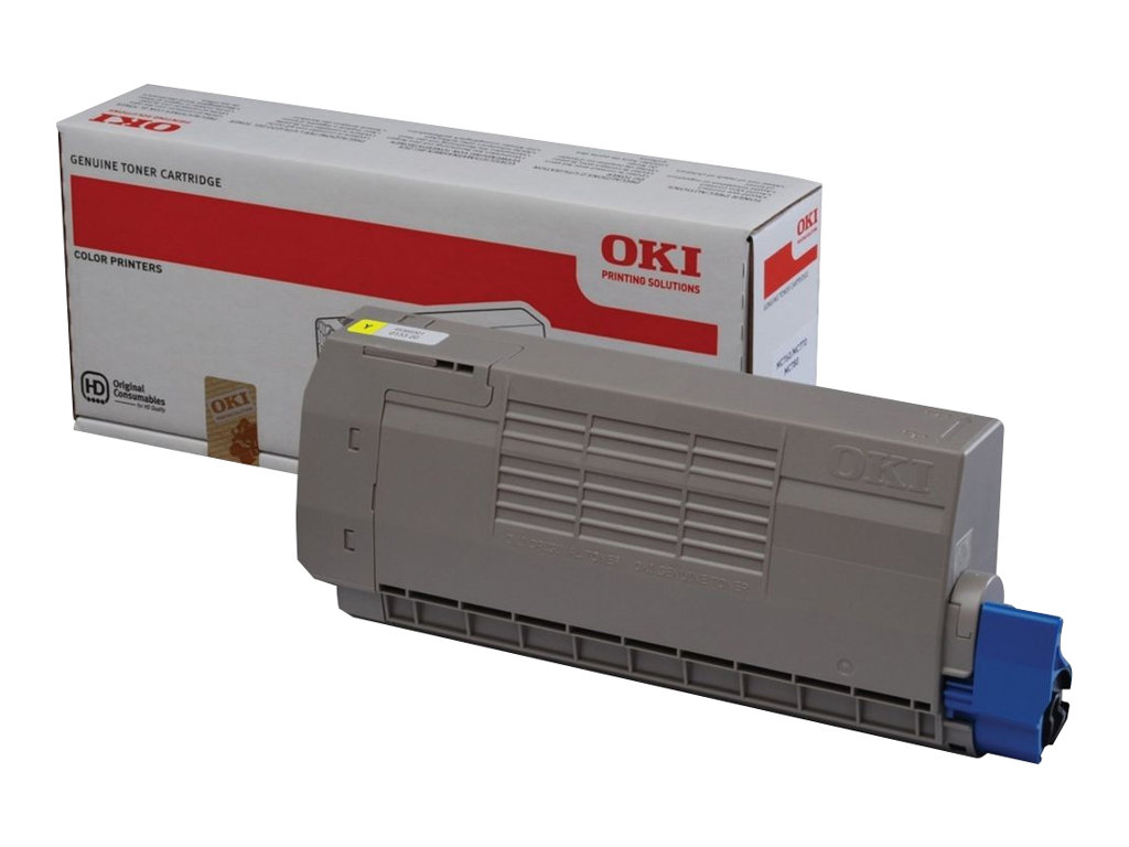 OKI Gelb - original - Tonerpatrone - für OKIMC760dn - MC760dnfax - MC760dnvfax - MC770dnfax - MC780dfnfax