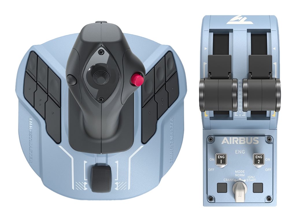 ThrustMaster Civil Aviation (TCA) Officer PackAirbus Edition - Joystick und Gasregler - kabelgebunden - für PC