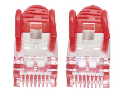 Intellinet Network Patch Cable, Cat6, 2m, Red, Copper, S/FTP, LSOH / LSZH, PVC, RJ45, Gold Plated Contacts, Snagless, Booted, , Polybag - Patch-Kabel - RJ-45 (M)zu RJ-45 (M) - 2 m - SFTP - PiMF - CAT