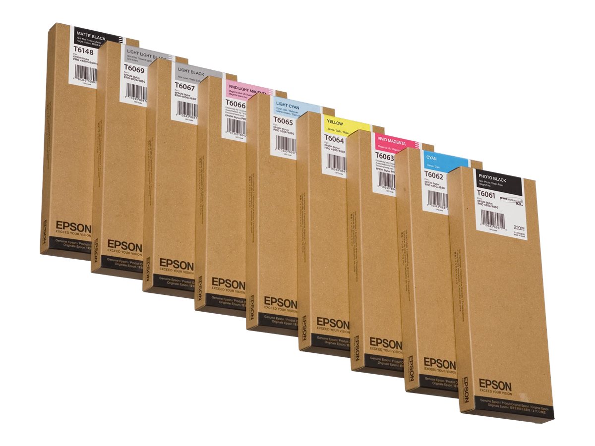 Epson T6069 - 220 ml - Light Light Black - originalTintenpatrone - für Stylus Pro 4800 - Pro 4880 - Pro 4880 AGFA