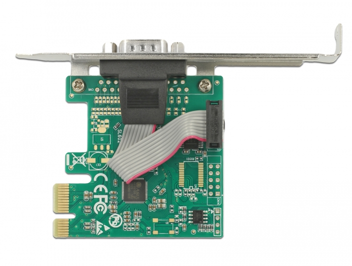 Delock PCI Express Card to 1 x Serial RS-232Serieller Adapter - PCIe 2.0 Low-Profile - RS-232 x 1