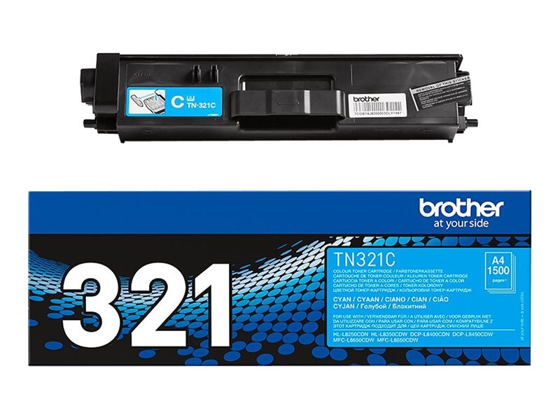 Brother TN321C - Cyan - original - Tonerpatronefür Brother DCP-L8400CDN - DCP-L8450CDW - MFC-L8650CDW