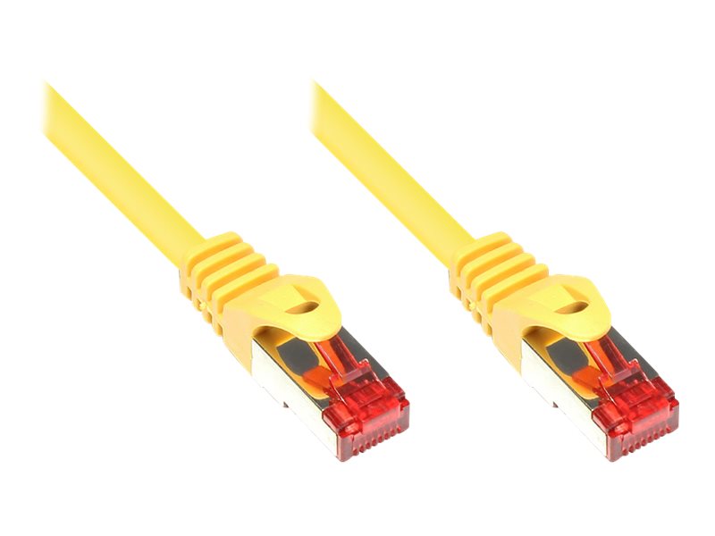 Good Connections RNS - Patch-Kabel - RJ-45 (M)zu RJ-45 (M) - SFTP - PiMF - CAT 6 - ohne Haken - Gelb