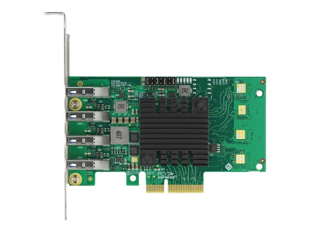 Delock PCI Express x4 Card to 4 x external USB3.0 Quad Channel - USB-Adapter - PCIe 2.0 x4 Low-Profile - USB 3.0 x 4