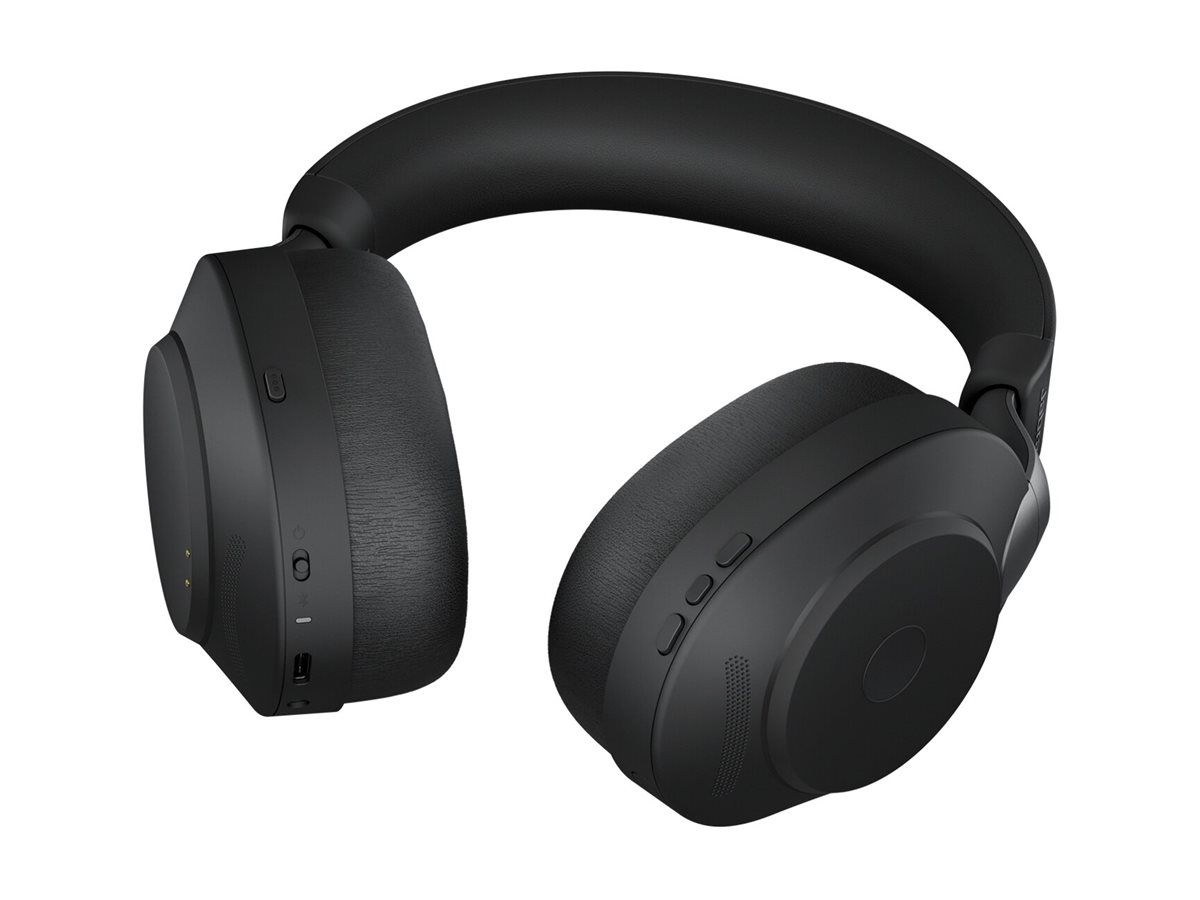 Jabra Evolve2 85 UC Stereo - Headset - ohrumschließendBluetooth - kabellos - aktive Rauschunterdrückung - 3,5 mm Stecker - Geräuschisolierung - Schwarz