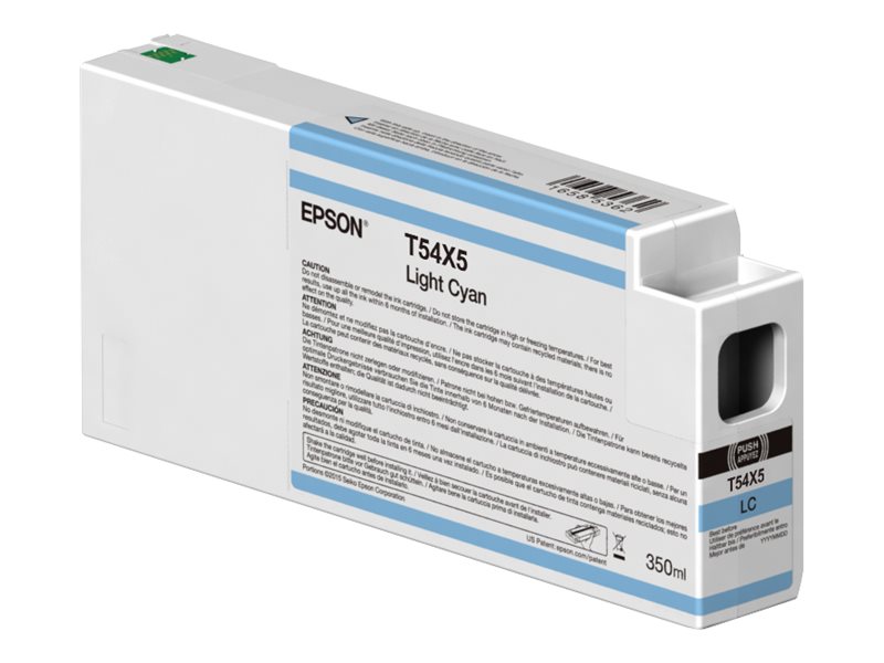 Epson T54X5 - 350 ml - hell Cyan - originalTintenpatrone - für SureColor SC-P6000 - SC-P7000 - SC-P7000V - SC-P8000 - SC-P9000 - SC-P9000V