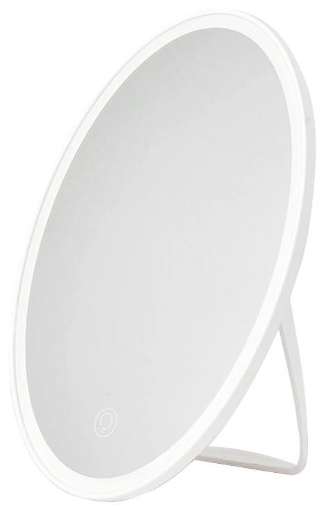 avide ABLDL-M-R, Freistehend, Oval, Tisch, Weiß, Polycarbonat (PC), Glas, Acrylnitril-Butadien-Styrol (ABS), IP20