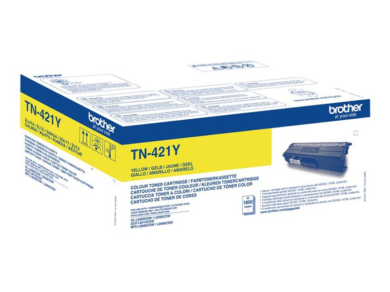Brother TN421Y - Gelb - original - Tonerpatronefür Brother DCP-L8410CDW - DCP-L8410CDWT - HL-L8360CDWMT - MFC-L8690CDW