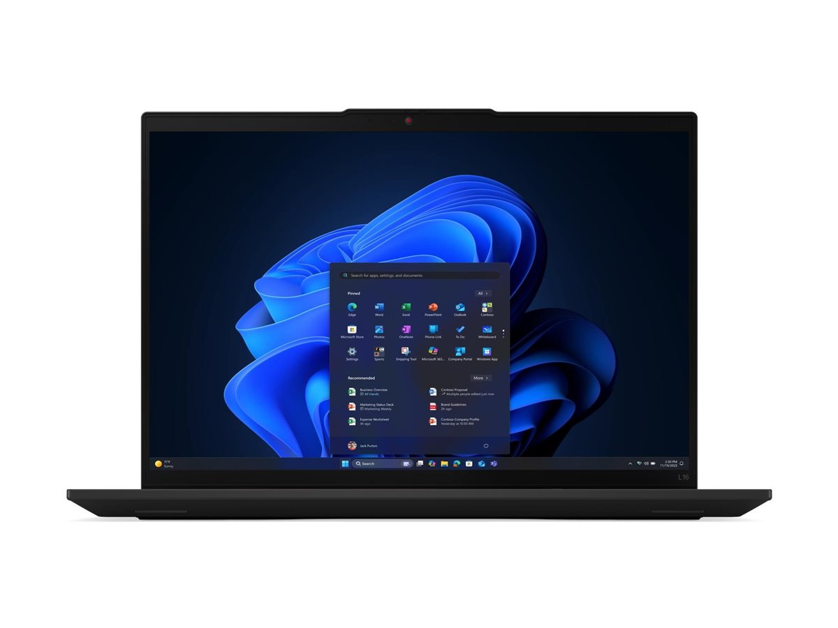 Lenovo ThinkPad L16 Gen 2 21RH - 180°-Scharnierdesign - AMD Ryzen AI 7 PRO 350 / 2 GHz - Win 11 Pro - Radeon 860M - 32 GB RAM - 1 TB SSD TCG Opal Encryption 2, NVMe - 40.6 cm (16")IPS 1920 x 1200 - Wi