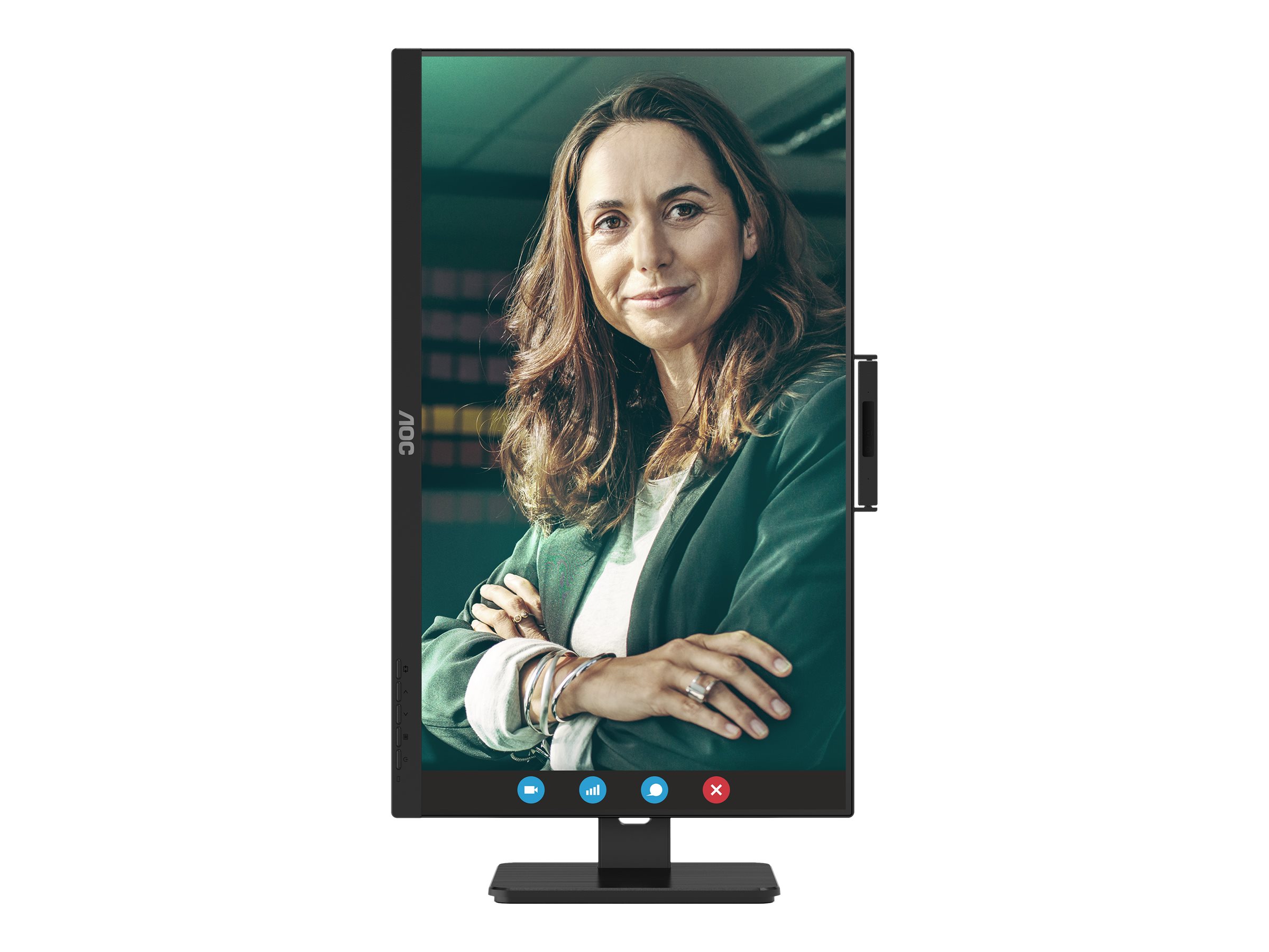 AOC Pro-line 24P3CW - LED-Monitor - 61 cm (24")(23.8" sichtbar) - 1920 x 1080 Full HD (1080p) @ 75 Hz - IPS - 300 cd/m² - 1000:1 - 4 ms - HDMI - 2xDisplayPort - USB-C - Lautsprecher - Schwarz