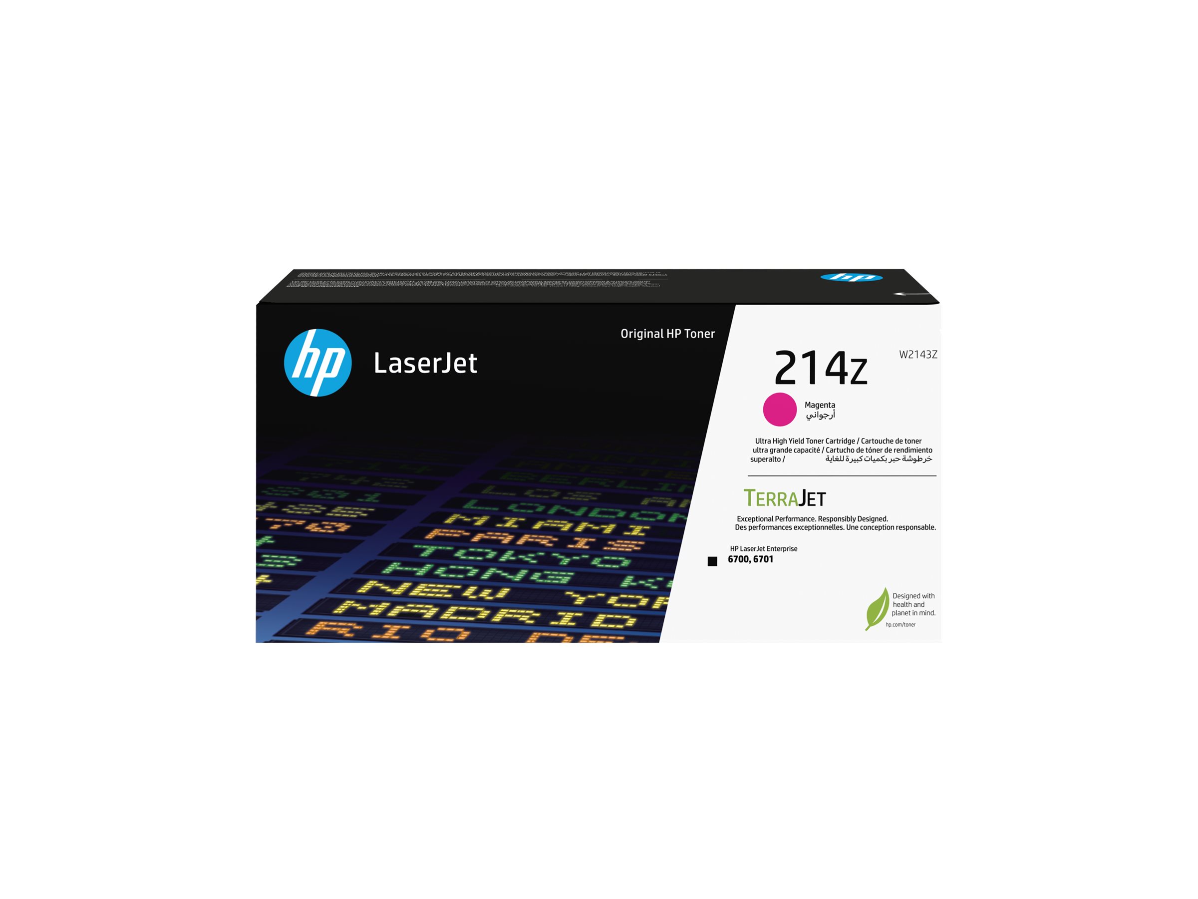 HP 214Z - Ultra High Yield - Magenta - original - LaserJet - Tonerpatrone (W2143Z)für Color LaserJet 6701dn; Color LaserJet Enterprise 6700dn