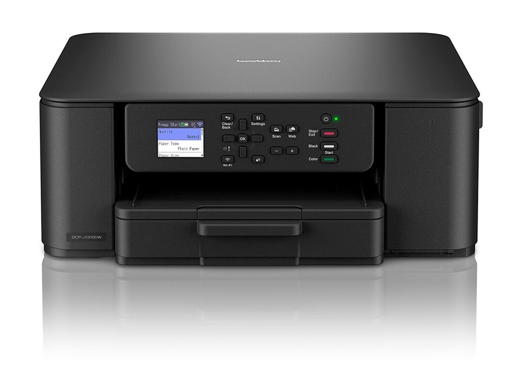 Brother DCP-J1310DW - Multifunktionsdrucker - Farbe - Tintenstrahl - A4/Legal (Medien)150 Blatt - USB 2.0 - Wi-Fi(n)