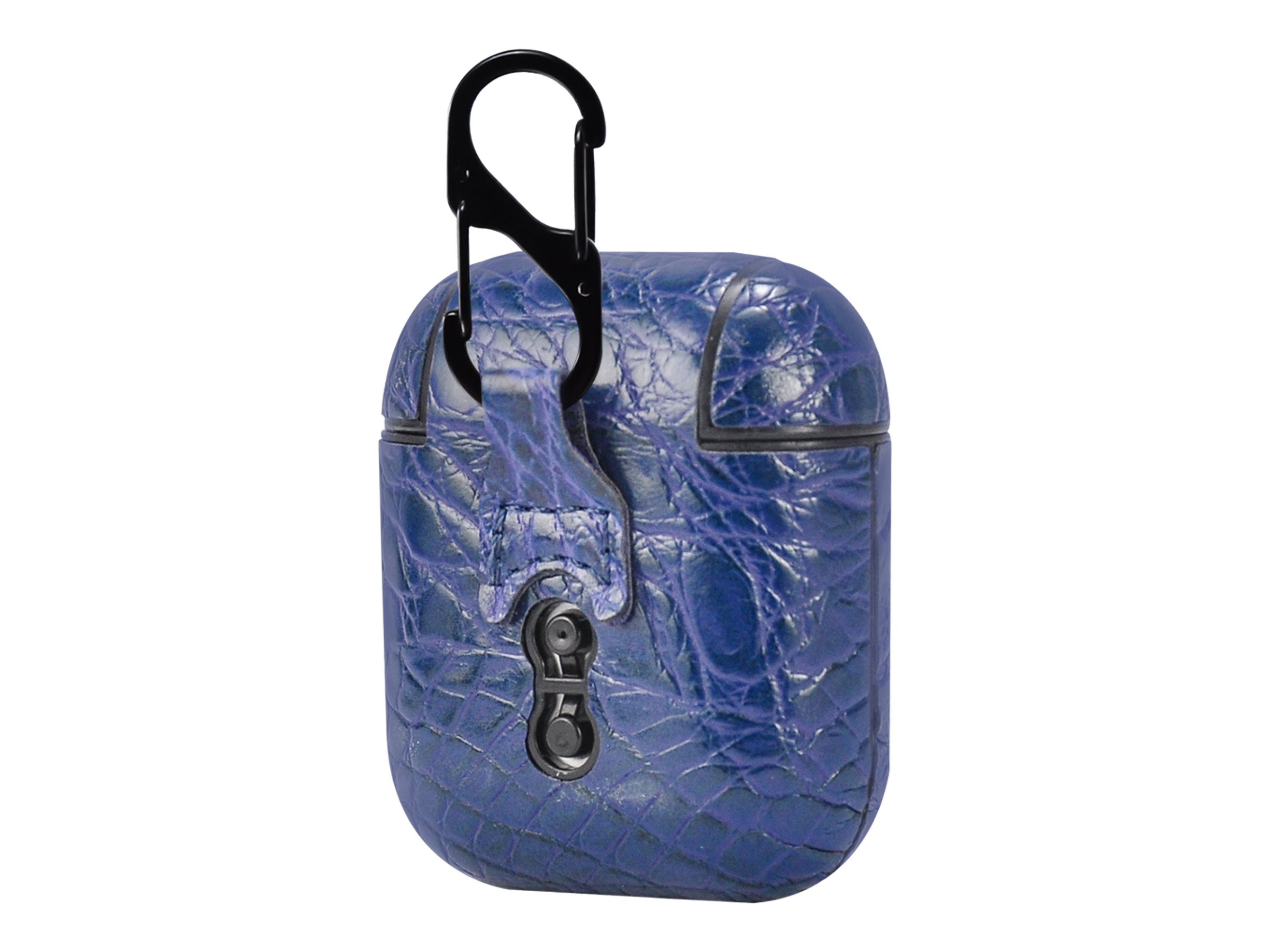 TerraTec Air Box - Tasche für Kopfhöhrer - Polycarbonat - croco blue - für Apple AirPods (1. Generation, 2. Generation)Air Box - Polykarbonat - AirPods der 1. und 2