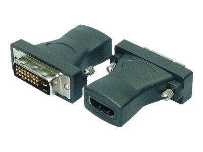 LogiLink HDMI to DVI Adapter, HDMI 19-pin female, DVI-D (24+1) male, SchwarzKonsolidierungspunkt-Patchkabel - Cat.6A - S/FTP - grau - 15 m