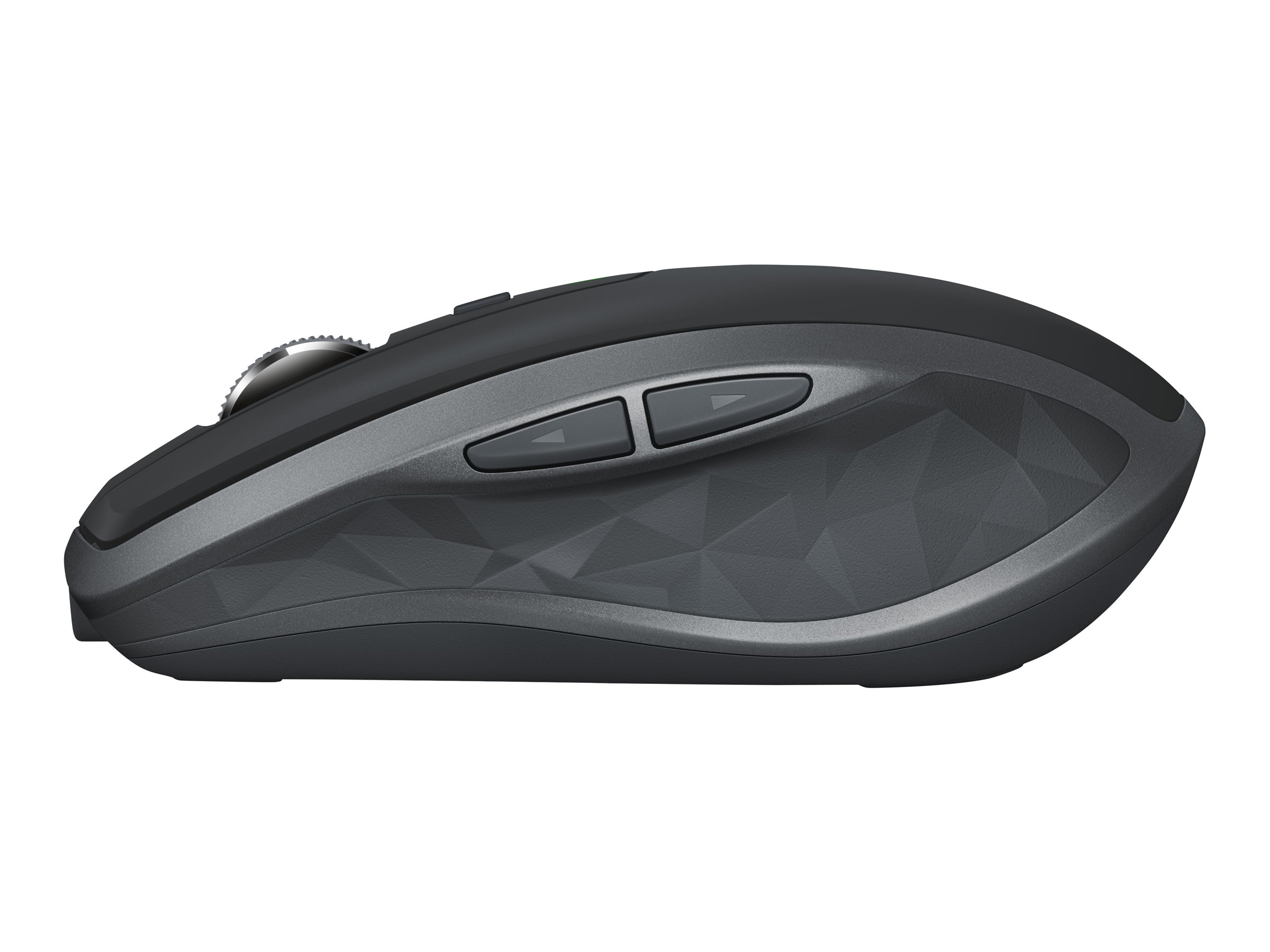 Logitech MX Anywhere 2S - Maus - Laser - 7 Tasten - kabellos - 2.4 GHz, Bluetooth - kabelloser Empfänger (USB)Graphite