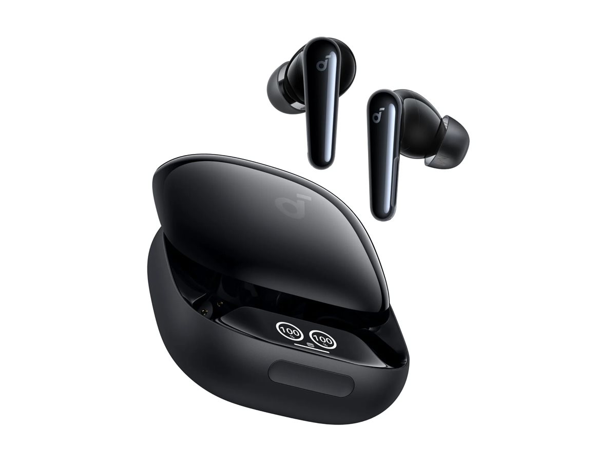 Anker Innovations Soundcore Liberty 4 Pro - True Wireless-Kopfhörermit Mikrofon - im Ohr - Bluetooth - aktive Rauschunterdrückung - glänzendes Schwarz