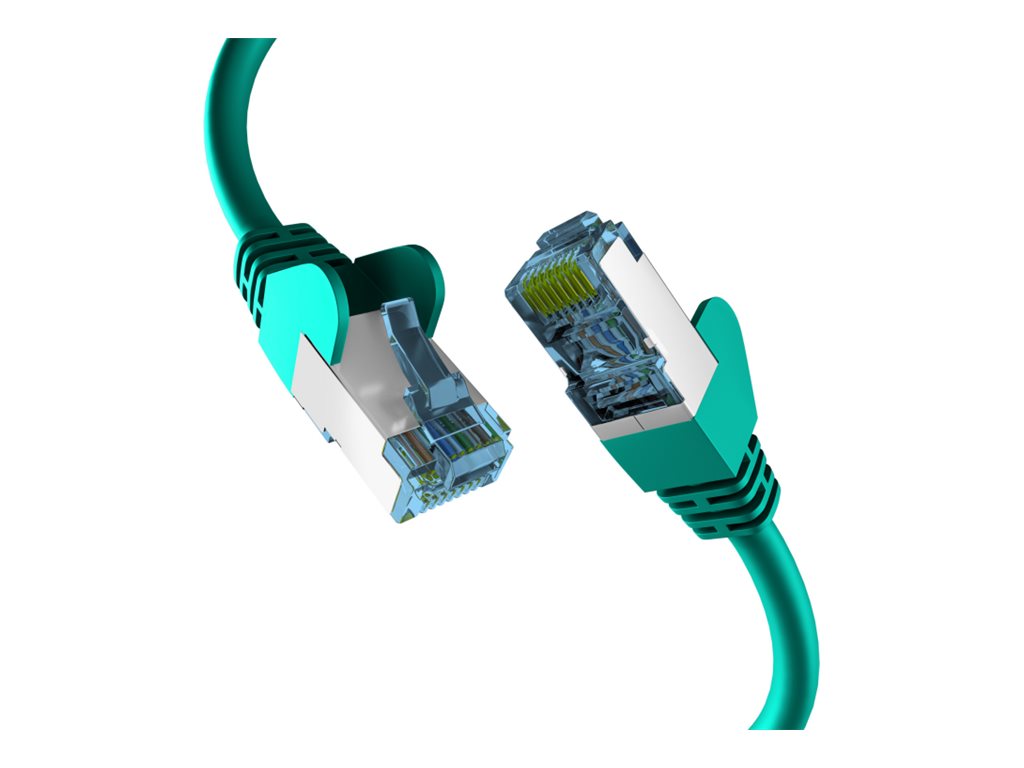 M-CAB EFB-Elektronik - Patch-Kabel - RJ-45 (M) zu RJ-45 (M)2 m - 6 mm - S/FTP - PiMF - CAT 7 (Kabel) / CAT 6a (Anschlüsse) - geschirmt - halogenfrei - geformt - verseilt - Knickschutzmanschette - 10 G