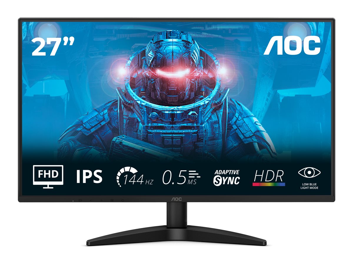 AOC B3 27B36X, 68,6 cm (27"), 1920 x 1080 Pixel, Full HD, LED, 4 ms, Schwarz1920 x 1080 Full HD (1080p) @ 144 kHz - IPS - 1500:1 - HDR10 - 0.5 ms - HDMI - DisplayPort - Schwarz