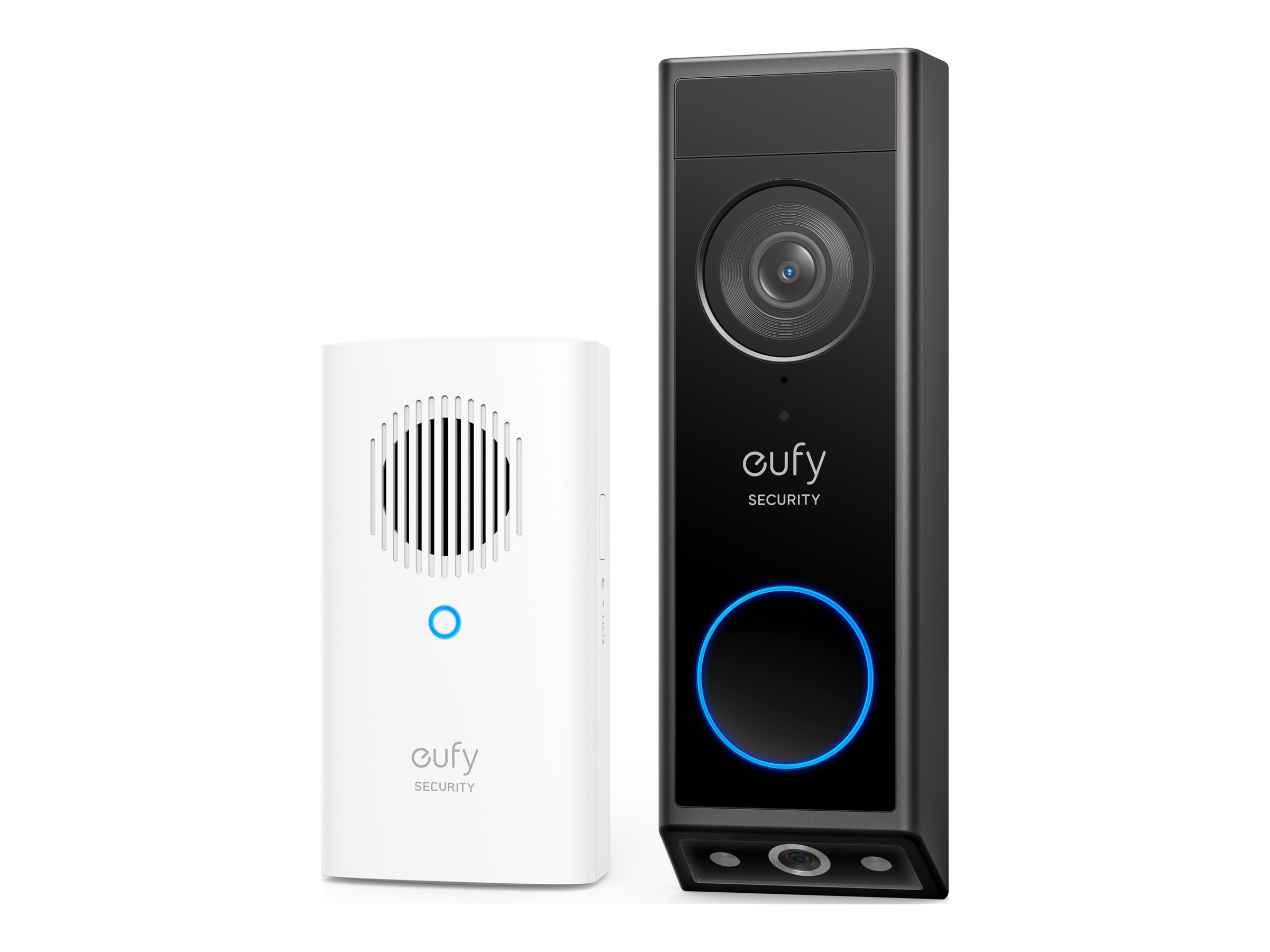 Anker Innovations Eufy Video Doorbell 2K - Smarte Türklingel mit Glocke mit Kamera kabellos Schwarz mit Edge HomeBase Mini