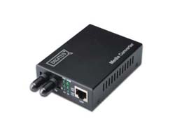 DIGITUS Gigabit Medienkonverter, RJ45 / ST1GbE - 10Base-T - 1000Base-SX - 100Base-TX - 1000Base-T - RJ-45 / ST multi-mode - bis zu 500 m - 850 nm