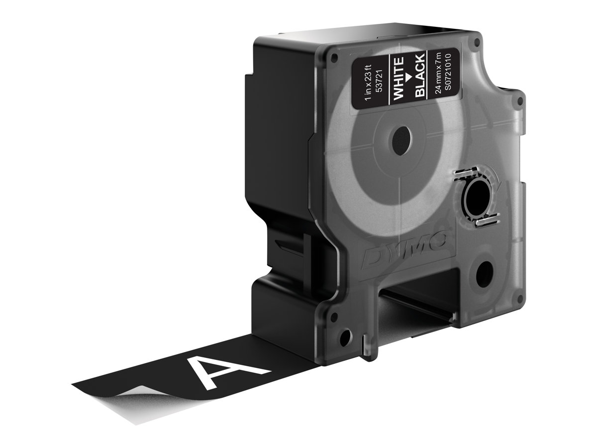 Dymo D1 - Selbstklebend - Weiß auf Schwarz - Rolle (2,4 cm x 7 m)1 Kassette(n) Etikettenband - für LabelMANAGER 500TS - PnP