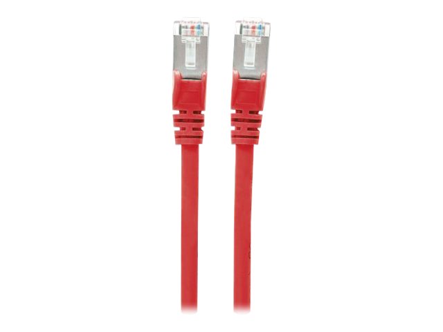 Intellinet Network Patch Cable, Cat6, 2m, Red, Copper, S/FTP, LSOH / LSZH, PVC, RJ45, Gold Plated Contacts, Snagless, Booted, , Polybag - Patch-Kabel - RJ-45 (M)zu RJ-45 (M) - 2 m - SFTP - PiMF - CAT