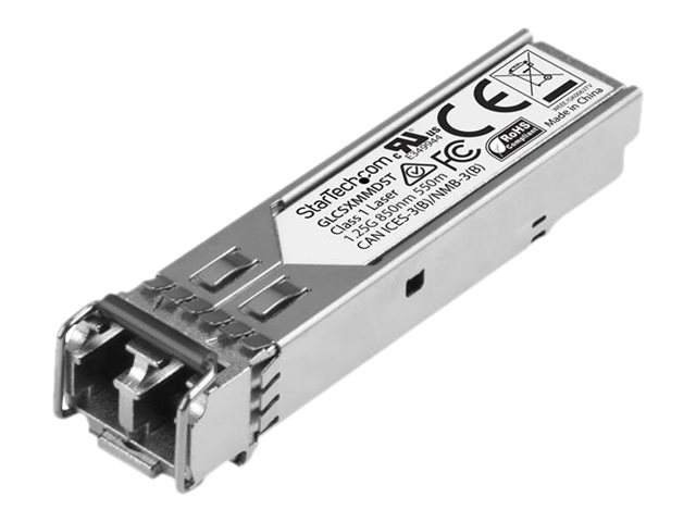 StarTech.com Startech Cisco GLC-SX-MMD kompatibel SFP - Gigabit Fiber 1000Base-SX SFP Transceiver Module - MM LC - 550m - 850nm - SFP (Mini-GBIC)-Transceiver-Modul (gleichwertig mit: Cisco GLC-SX-MMD)