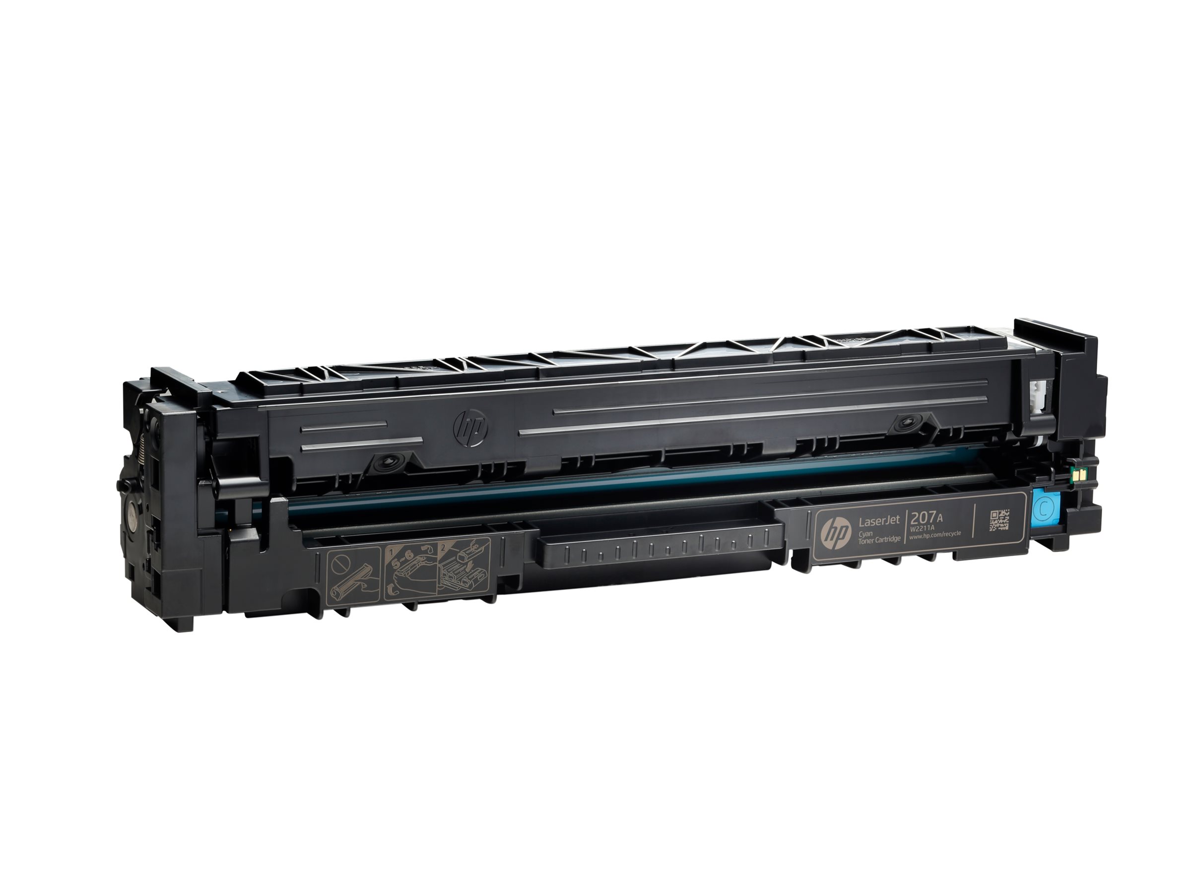 HP 207A - Cyan - original - LaserJet - Tonerpatrone (W2211A)für Color LaserJet Pro M255dw - M255nw - MFP M282nw - MFP M283fdn - MFP M283fdw