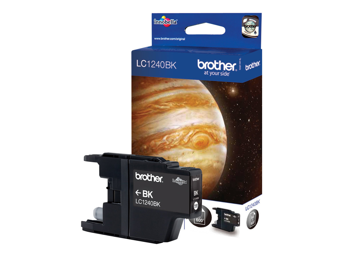 Brother LC1240BK - Schwarz - original - Tintenpatronefür Brother DCP-J525W - DCP-J725DW - DCP-J925DW