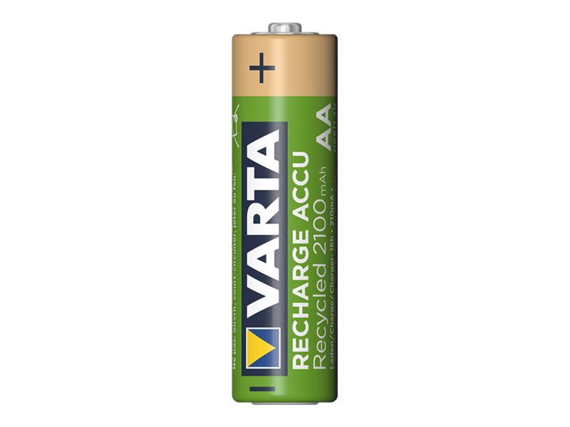 Varta Recharge Accu Recycled 56816 - Batterie 4 x AA-Typ - NiMH - (wiederaufladbar)2100 mAh