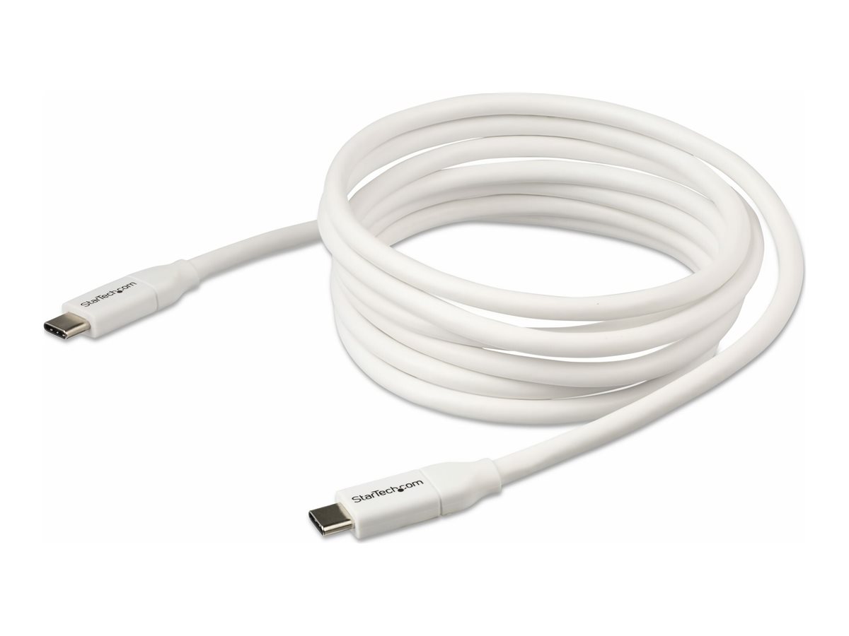 StarTech.com StarTech USB-C auf USB-C Kabel mit 5A Power Delivery - St/St - 2m - USB 2.0 - USB-IF zertifiziert - USB Typ C Kabel - USB-Kabel - USB-C (M)zu USB-C (M) - Thunderbolt 3 / USB 2.0 - 5 A - 2