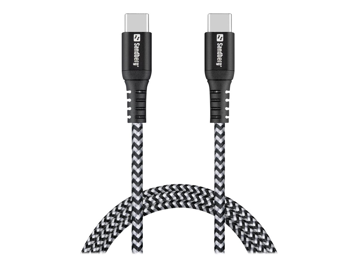 SANDBERG Survivor - USB-Kabel - USB-C (M) zu USB-C (M)1 m