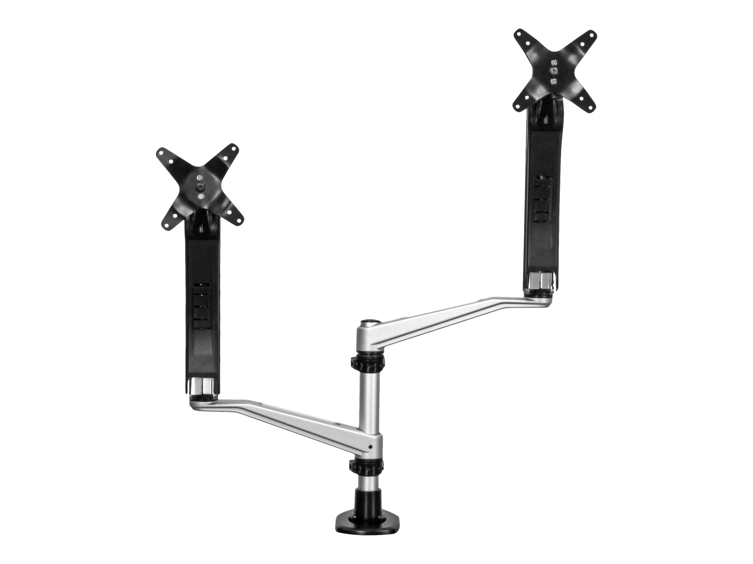 StarTech.com Startech Desk Mount Dual Monitor Arm - Full Motion Articulating Arms - Premium Dual Monitor Stand - For up to 30" (19.8lb/9kg)VESA Mount Monitors - Tool-less Assembly - Steel & Aluminum -