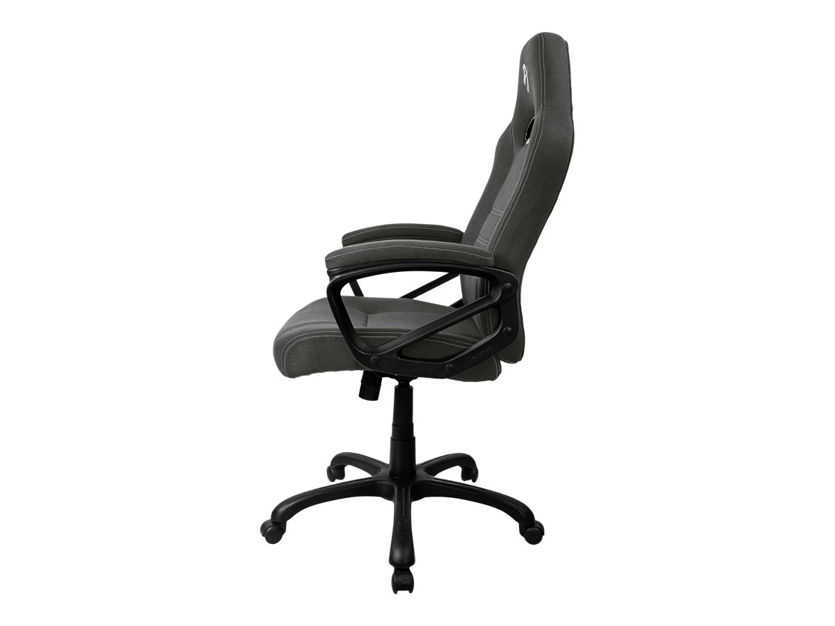 Arozzi Enzo - Stuhl - ergonomisch - ArmlehnenNeigen - Drehgelenk - Schaum - gewebter Stoff - Grau - Schwarz