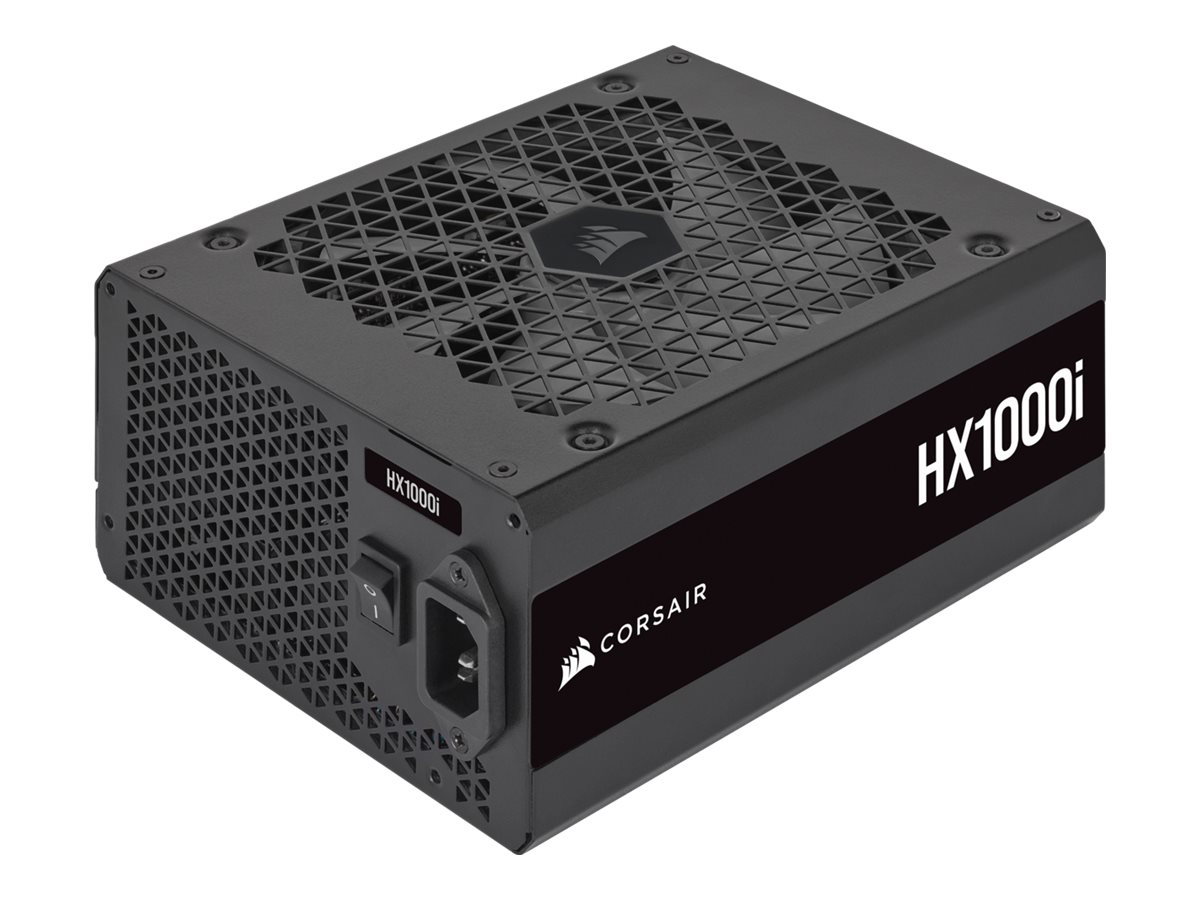 Corsair HXi Series HX1000i - Netzteil (intern)sehr leise - ATX12V 3.0/ EPS12V - 80 PLUS Platinum - Wechselstrom 100-240 V - 1000 Watt - Europa