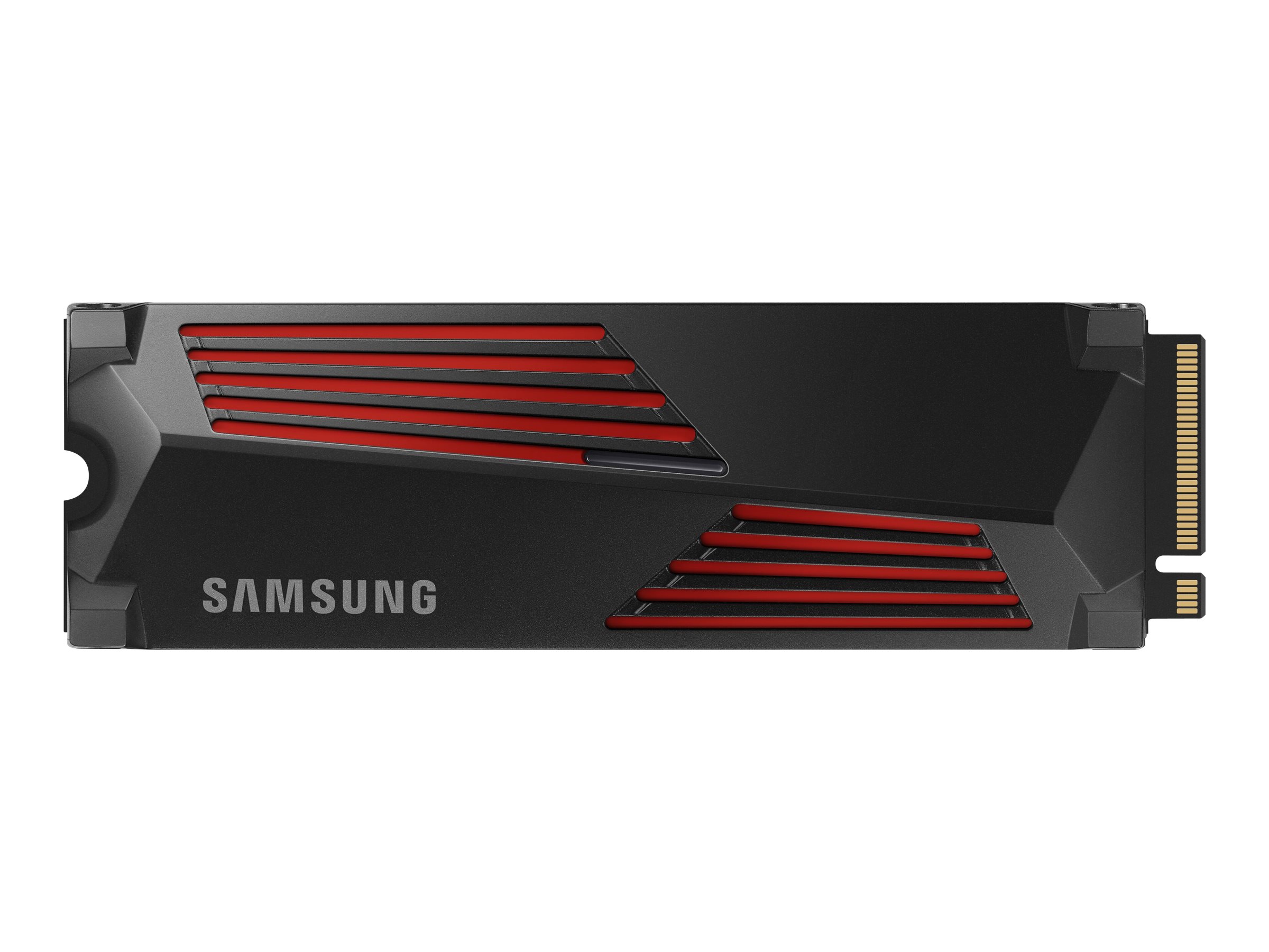 Samsung 990 PRO MZ-V9P1T0CW - SSD - verschlüsselt - 1 TB - intern - M.2 2280 - PCIe 4.0 x4 (NVMe)256-Bit-AES - TCG Opal Encryption 2.0 - integrierter Kühlkörper