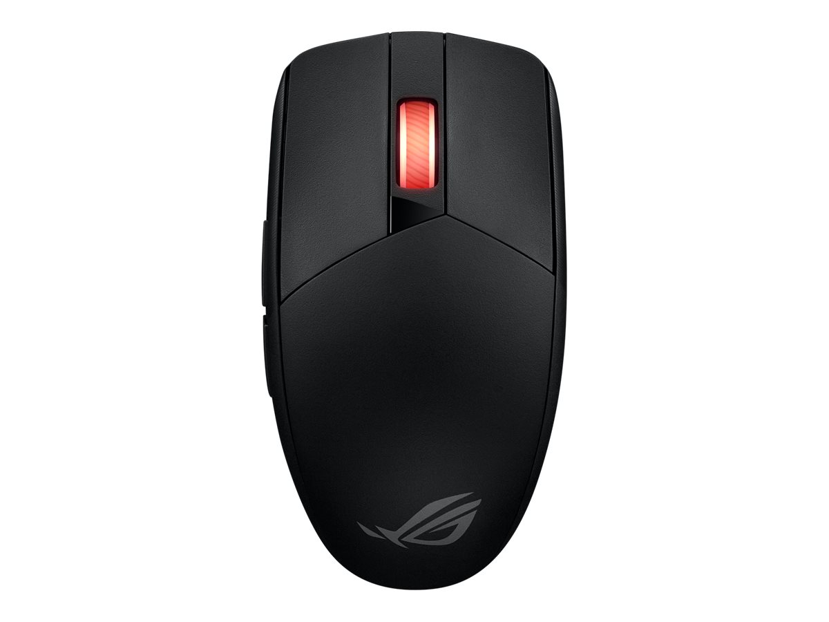 ASUS ROG Strix Impact III - Maus - optisch - 7 Tastenkabelgebunden - kabellos - USB - Bluetooth 5.1 - 2.4 GHz - USB ROG Omni drahtloser Empfänger - Schwarz