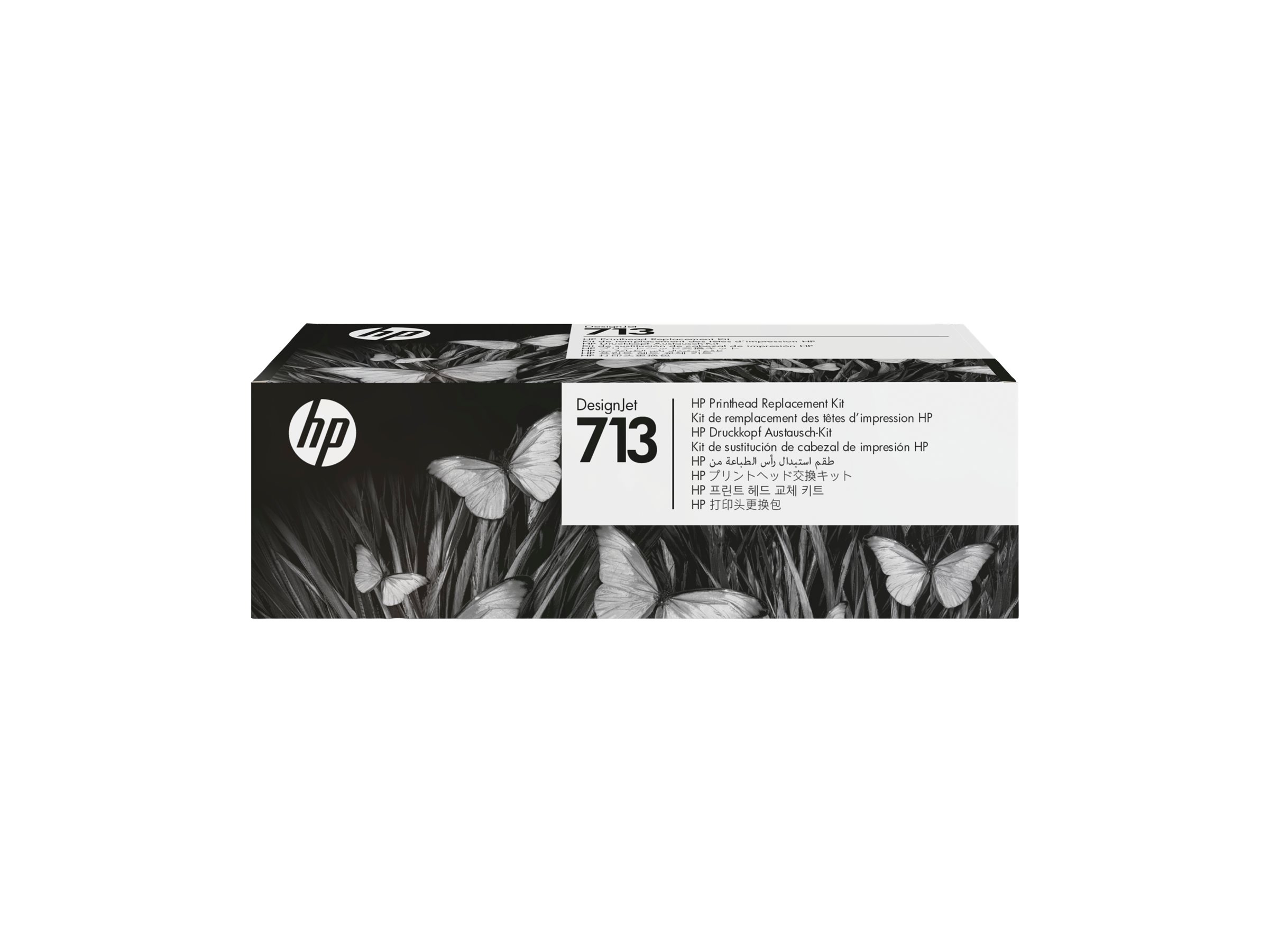 HP 713 - 4er-Pack - Gelb, Cyan, Magenta, pigmentiertesSchwarz - original - DesignJet - Druckkopf-Austauschset - für DesignJet Studio - T210 - T230 - T250 - T630 - T650
