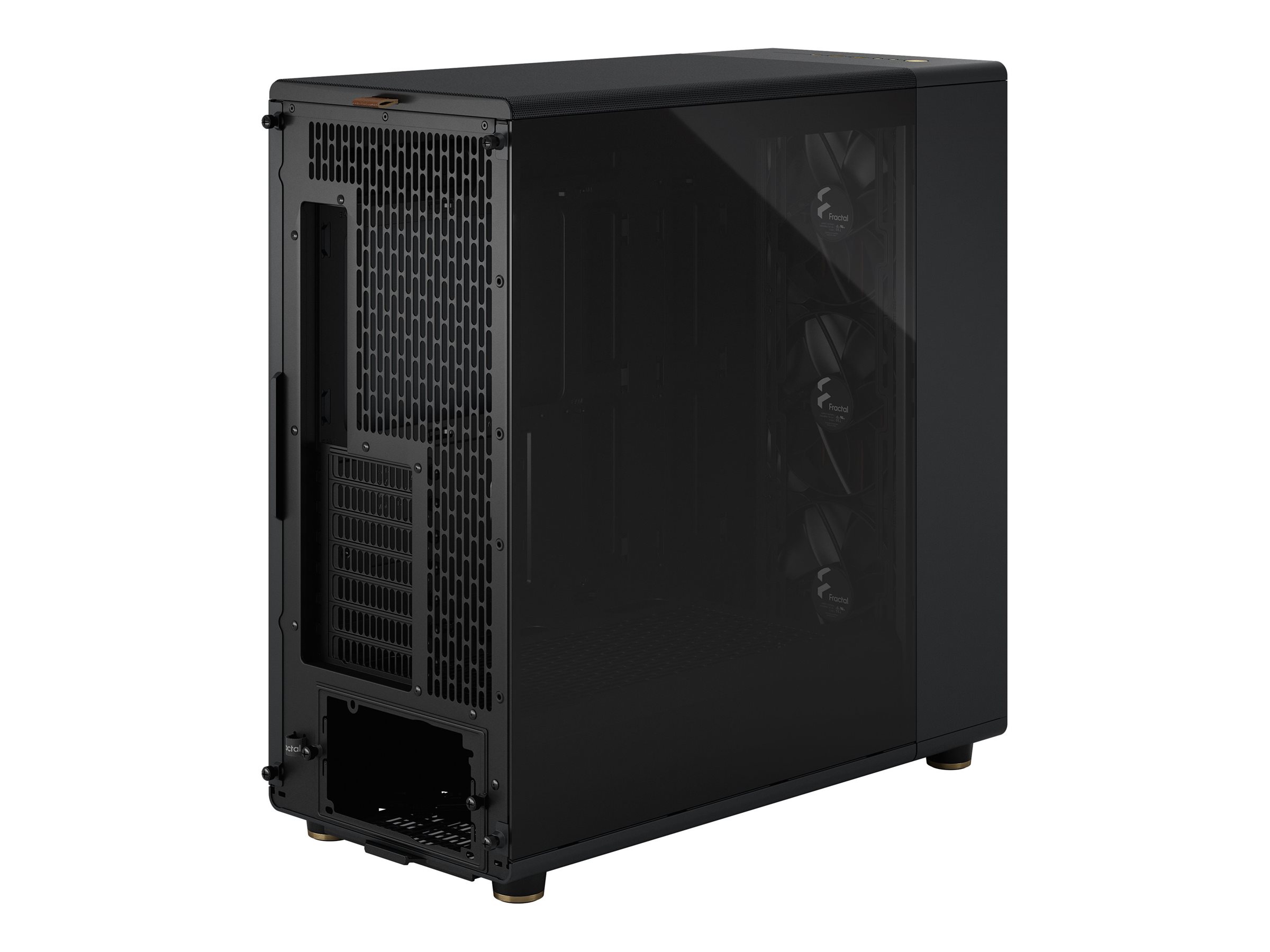 Fractal Design North XL - Tower - E-ATX - Seitenteil mit Fenster (gehärtetes Glas)keine Spannungsversorgung (ATX) - Charcoal Black - USB/Audio/Mic