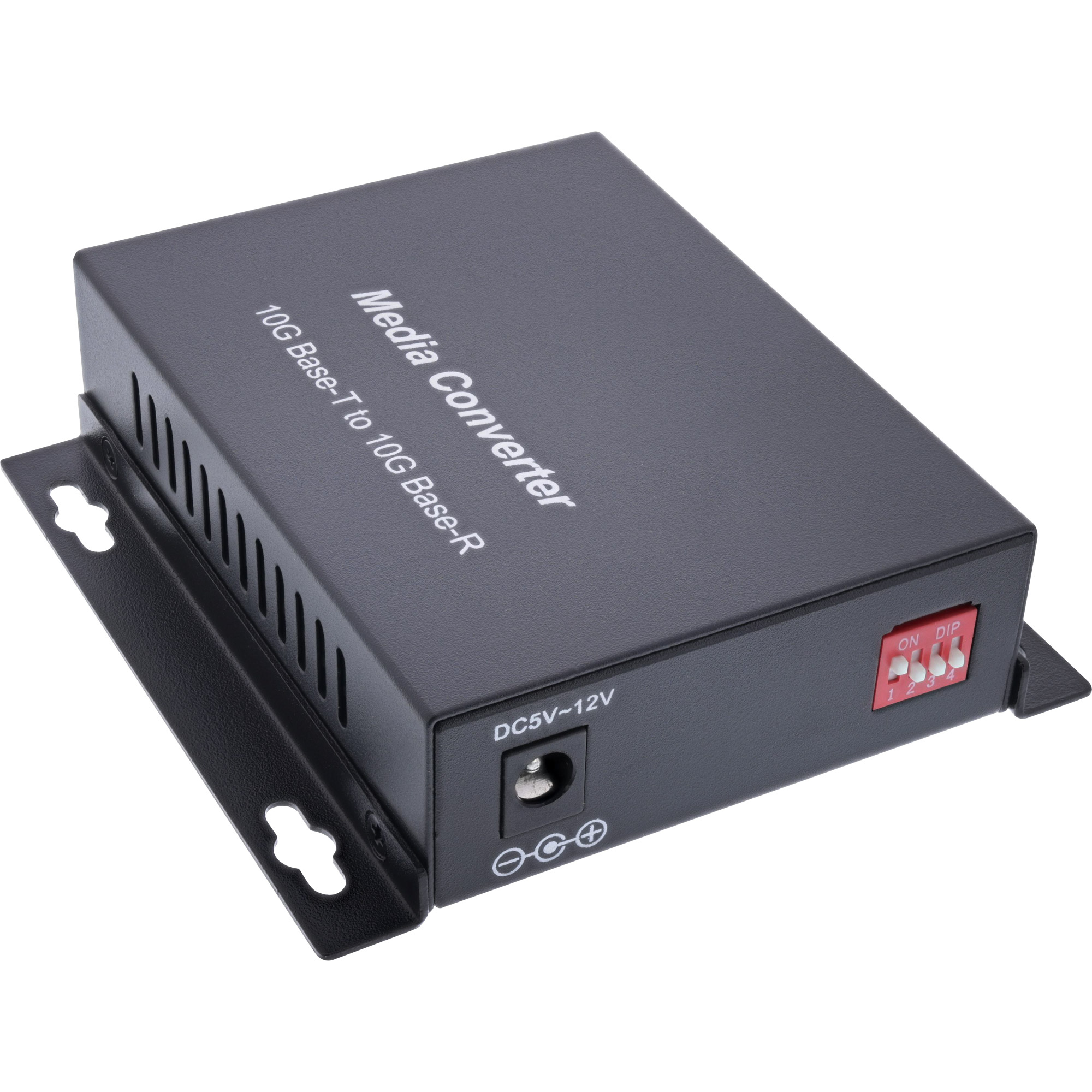 InLine Netzwerk Media Konverter 10Gb/s TP zu SFP+ LWL (für LC Duplex) - MM - 300m10Base-T - 100Base-TX - 1000Base-T - RJ-45 / LC Multi-Mode - bis zu 300 m - 850 nm