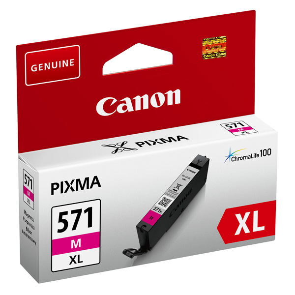 Canon CLI-571M XL - 11 ml - Hohe ErgiebigkeitMagenta - original - Tintenbehälter - für PIXMA TS5051 - TS5053 - TS5055 - TS6050 - TS6051 - TS6052 - TS8051 - TS8052 - TS9050 - TS9055