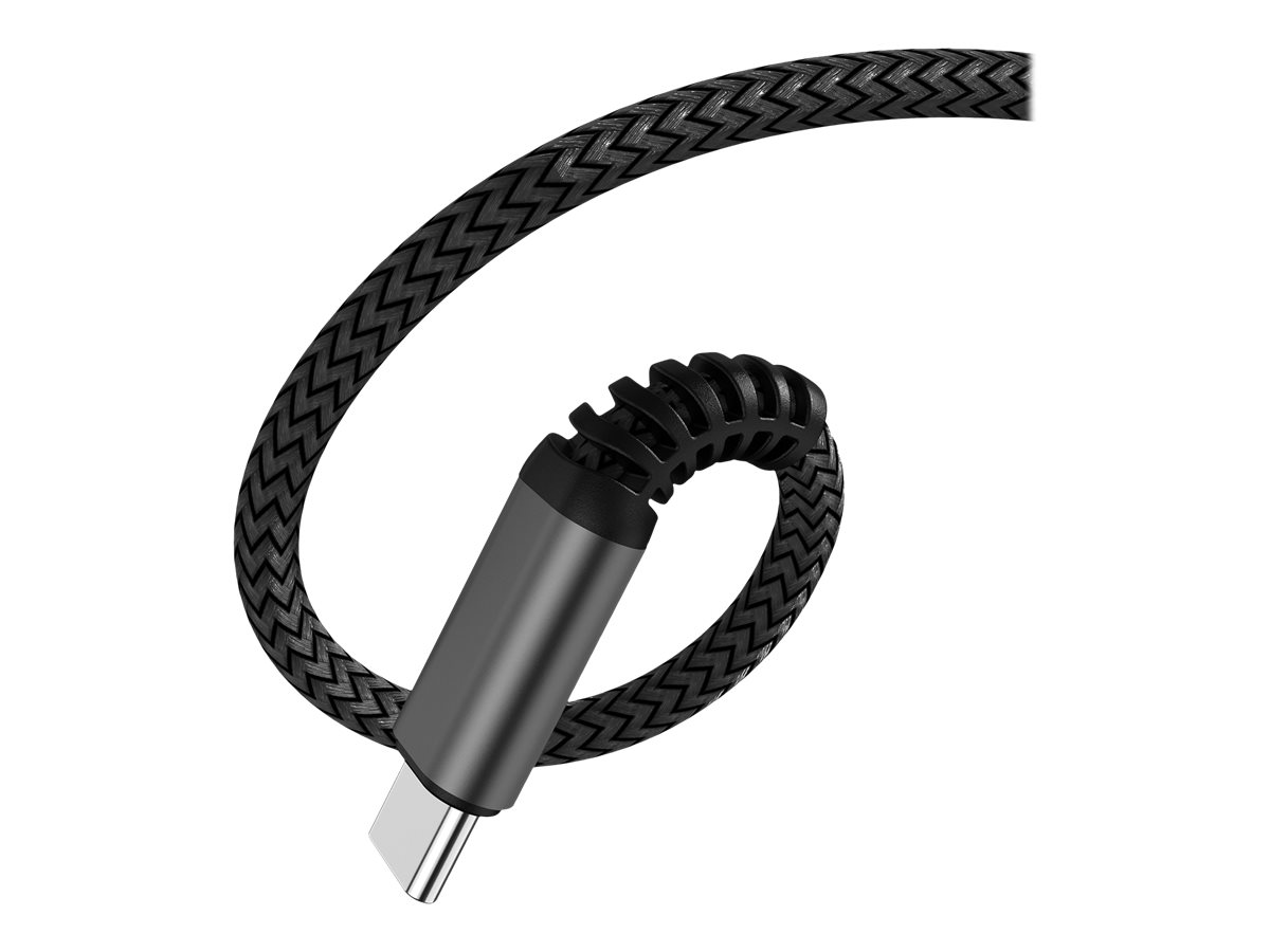 4smarts PremiumCord - USB-Kabel - 24 pin USB-C (M)zu 24 pin USB-C (M) - USB 2.0 - 20 V - 5 A - 1.5 m - USB-Stromversorgung (100 W) - Schwarz