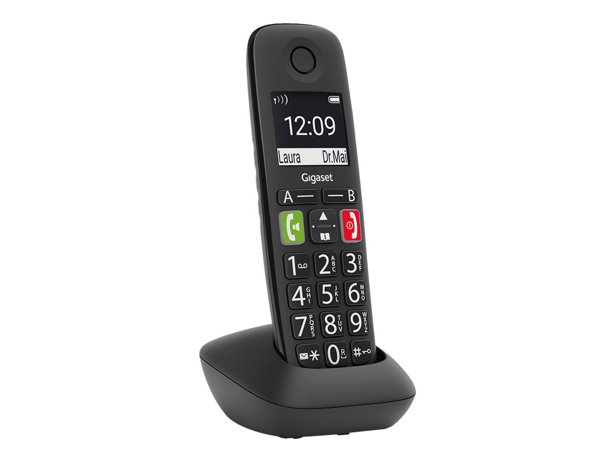 Gigaset E290HX - Schnurloses ErweiterungshandgerätECO DECTGAPCAT-iq - Schwarz