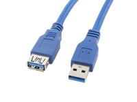 Lanberg USB-Verlängerungskabel - USB Typ A (M)zu USB Typ A (W) - USB 3.0 - 1.8 m - Blau